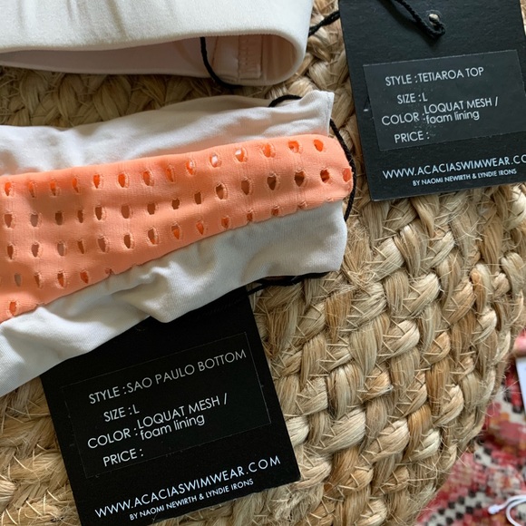 Acacia Swimwear NWT Set Tetiaroa Top and São Paulo - Picture 6 of 7